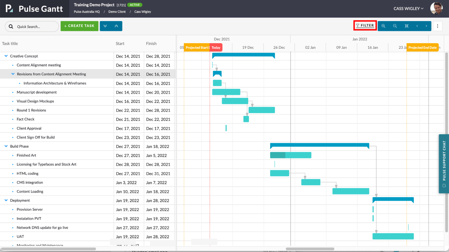 Introducing the improved Gantt Chart with 4 new features - Pulse